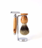 Set de rasage Sécurité bois de Cade - GENTLEMAN BARBIER