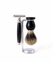 Set de rasage Sécurité Corne Noire - GENTLEMAN BARBIER
