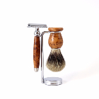 Set de rasage Sécurité bois Thuya - GENTLEMAN BARBIER