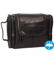 Trousse de toilette homme cuir noir - GUSTI CUIR