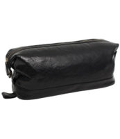 Trousse de toilette homme noire Anika - GUSTI CUIR