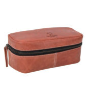 Trousse de toilette homme rouge - GUSTI CUIR