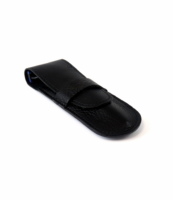 Pochette Coupe Choux en Cuir Véritable · Noir - GENTLEMAN BARBIER