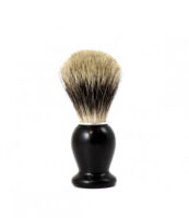 Blaireau Gentleman Barbier - Ebène Fleur Gris