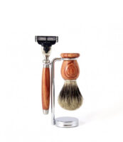 Set de rasage Mach3 bois de Rose - Gentleman Barbier