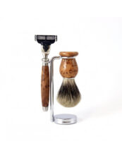 Set de Rasage Mach3 thuya - Gentleman Barbier