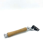 rasoir mach3 bois noyer